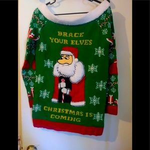 Derek heart Junior Christmas sweater Santa Claus M
